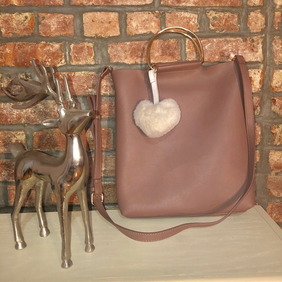 Handbags - Rose pink shoulder bag